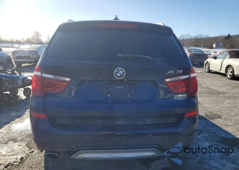 2015 BMW X3 xDrive28D из США, поврежденный, VIN 5UXWY3C50F0N86606